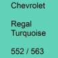 Preview: Chevrolet, Regal Turquoise, 552 / 563.